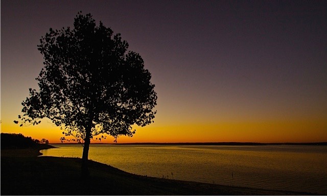 Sunrise at the Lake ,by Rod VanHorenweder