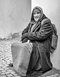 A Gypsy Gang Beggar