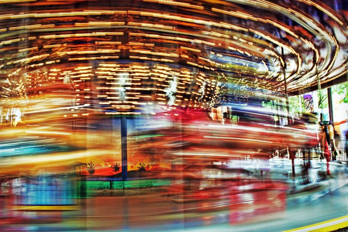 Carousel lights, by Scott Rolseth