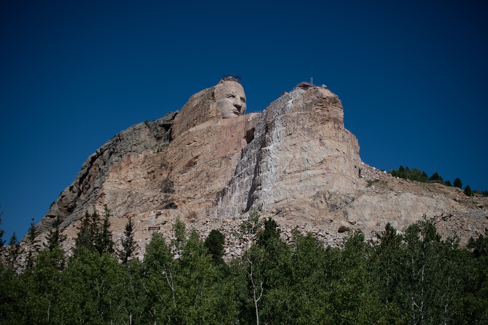 Crazy Horse Under Construction