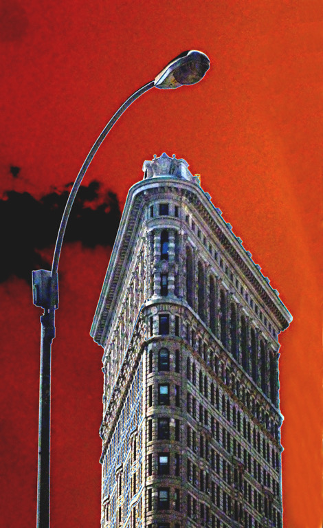 Post and Flatiron Buiding, by Joe Constantino