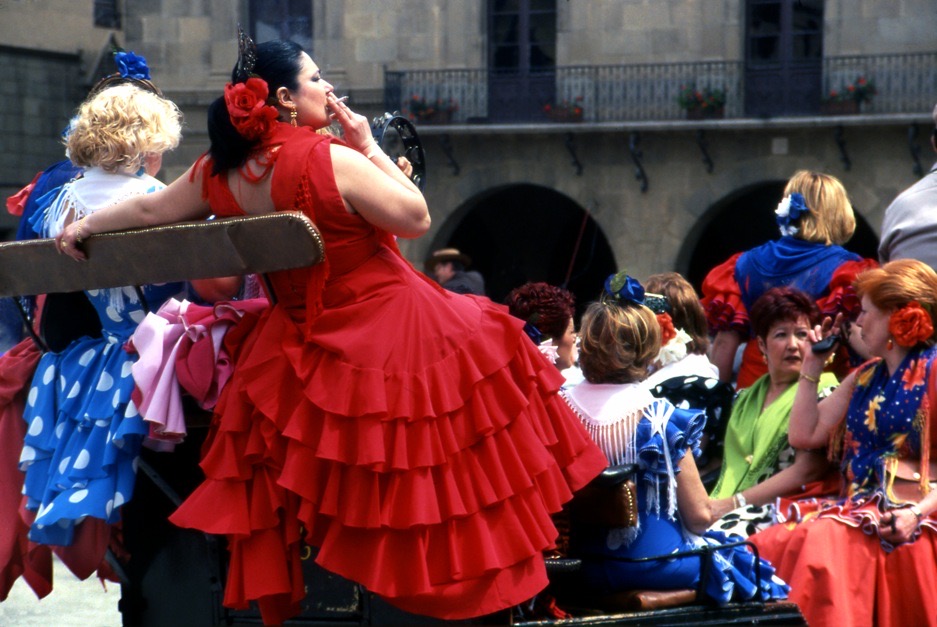 Red flamenco dress copy, by Georgia Robinson