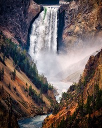 Yellowstone Falls, by Cheri Halstead